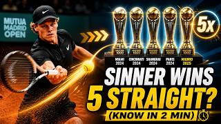 Sinner Wins Madrid Open  Record Masters 1000 Title