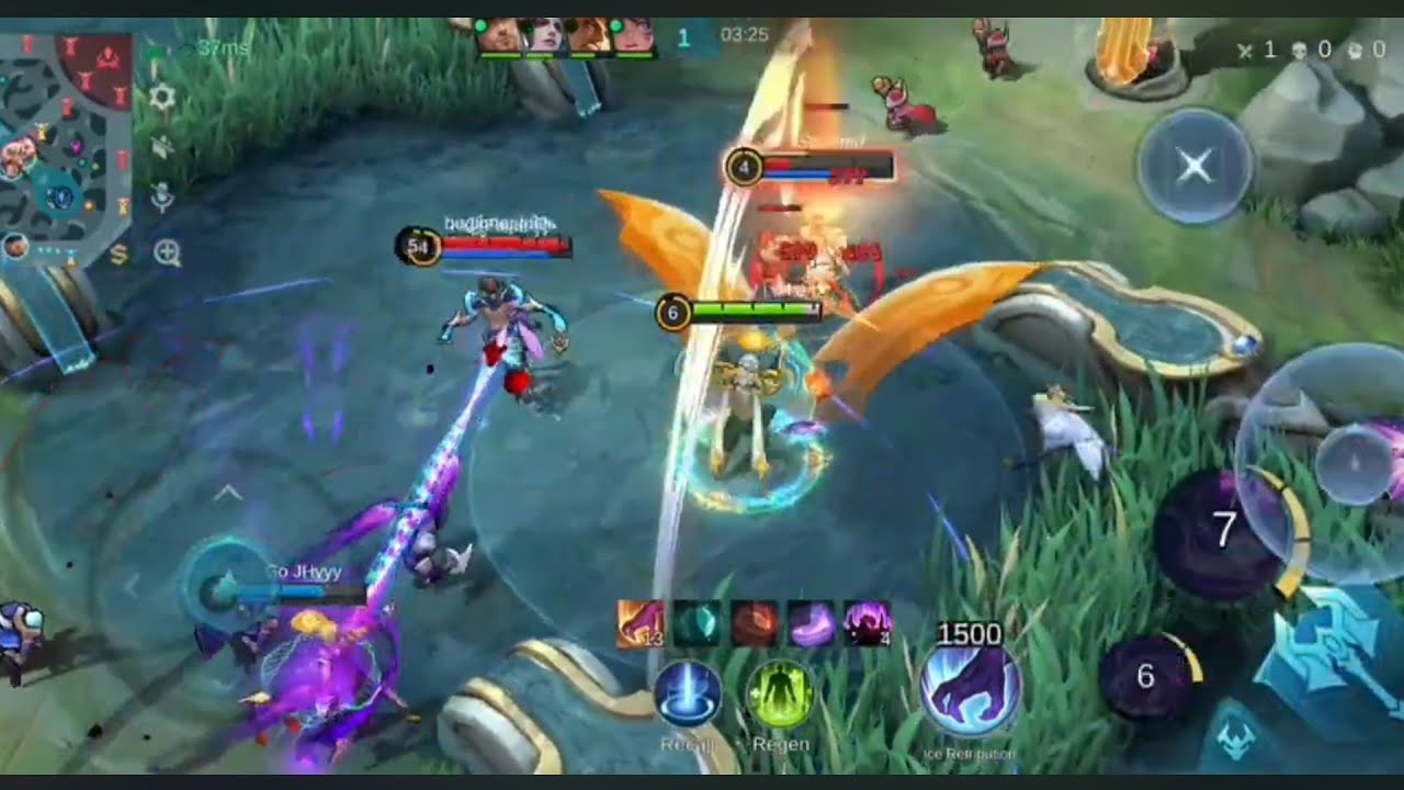 MATCH MOBILE LEGENDS SERU BANGET, FULL PERANG DI RANK LEGEND || MARTIS ...