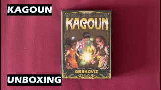 Unboxing Kagoun card game screenshot 2