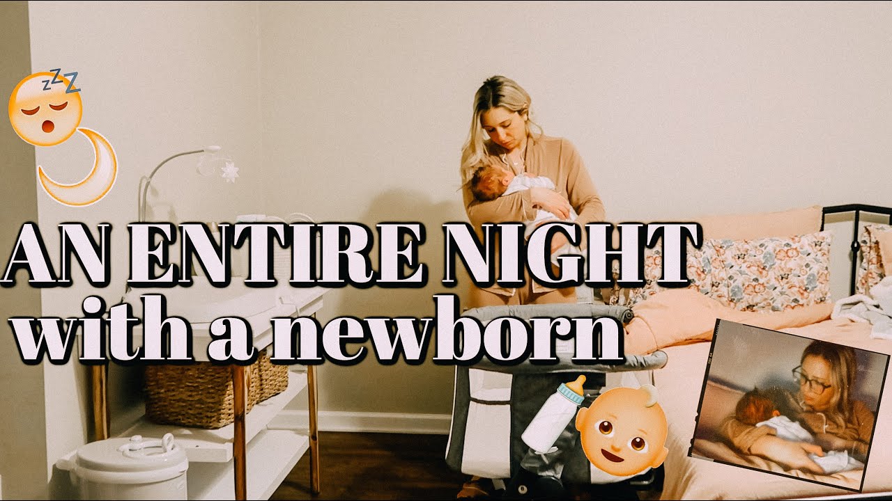NEWBORN NIGHT ROUTINE 2022 | 3 Weeks Old + Exclusively Breastfeeding | NEWBORN ALL NIGHT ROUTINE