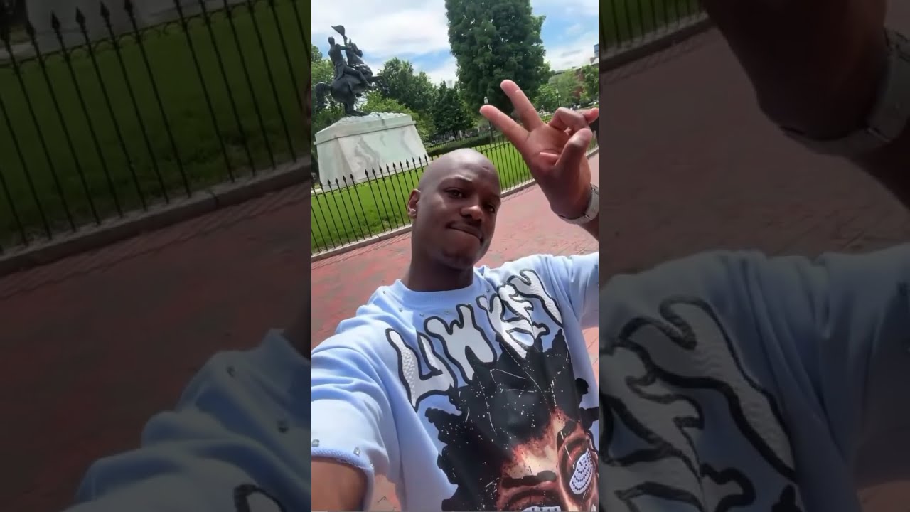  LIL WOODY REALLY PULLED UP TO THE WHITE HOUSE