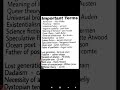 Imp Terms in english literature