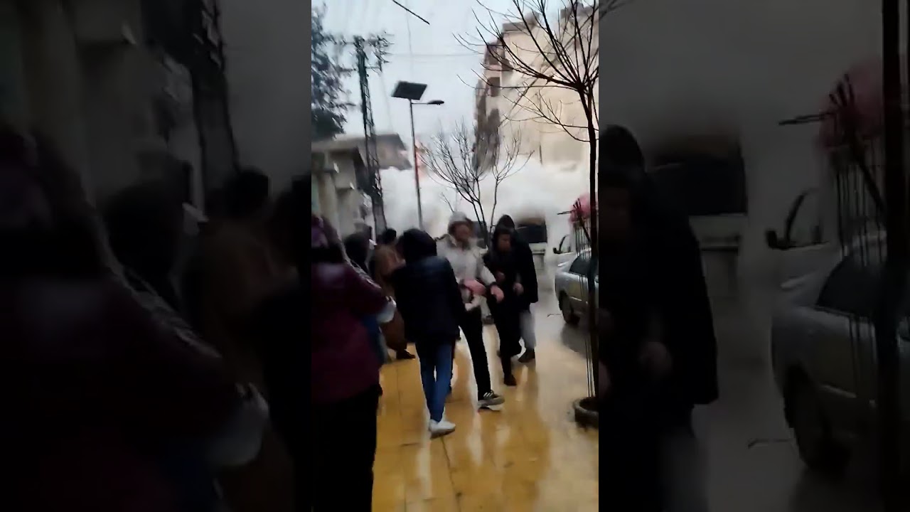 Building collapse in Turkey after 7.8 Magnitude Earthquake 2/6/2023