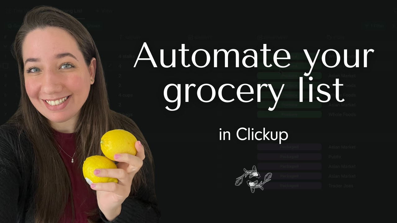 How to Automate Grocery Shopping and Meal Planning with ClickUp
