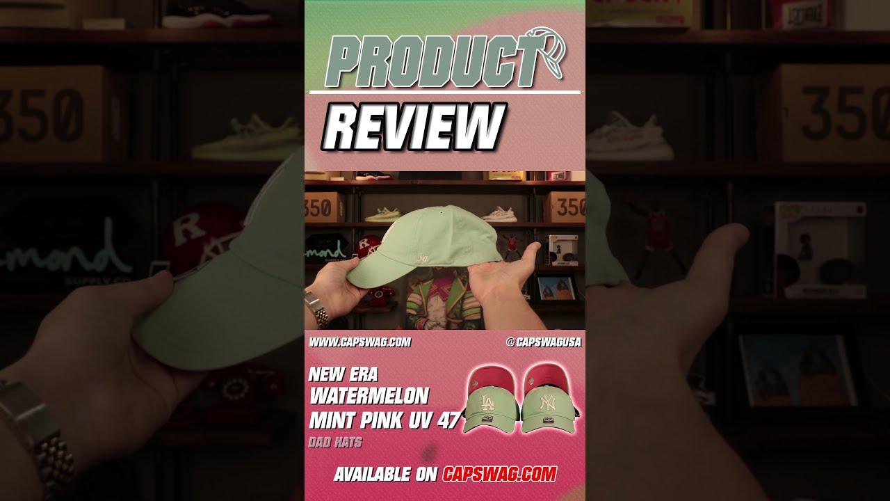 New York Yankees Watermelon Mint Pink UV 47 Dad Hat