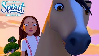 Saving Jack on the Cliff | SPIRIT RIDING FREE | Netflix