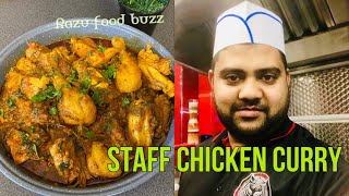 Staff Chicken Curry | Best Chicken Curry  | Razu Food Buzz Style Chicken Curry