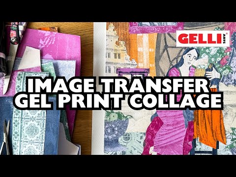 Gelli Arts® Image Transfer Collage by Marsha Valk
