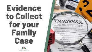 What type of evidence should you start collecting? Legal Lotus, Miami Trial & Family Lawyers