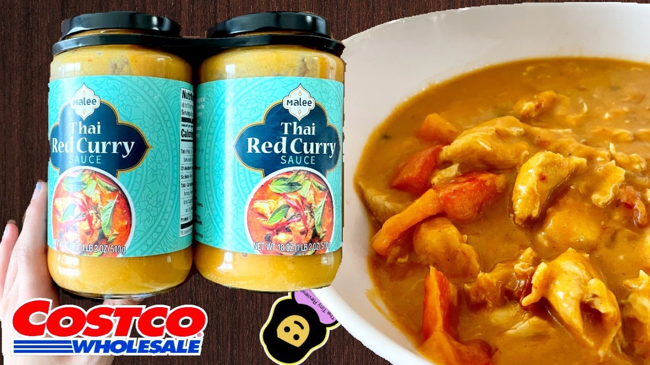 🇹🇭 Malee Thai Red Curry Sauce Costco Product Review YouTube