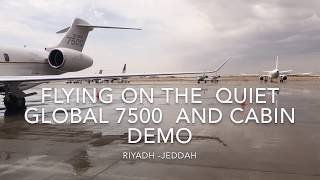 Global 7500 flight RiyadhJeddah