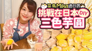 《菜鳥Mika過日辰》#2 挑戰在日本做三色芋圓 