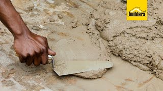 The Differences Between Plaster, Mortar & Concrete Mixes