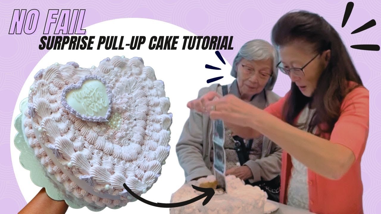 How to Make a NO FAIL Surprise Pull Up Cake (Money Cake) Vintage