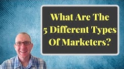 What Are The 5 Different Types Of Marketers -  Easy1Up Review 