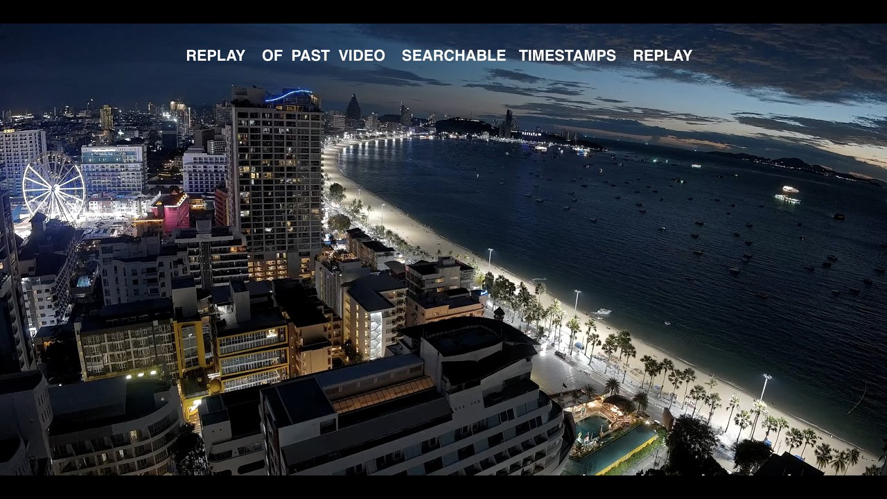 Pattaya Beach Road Live Camera – Bay View — Pattaya, Chon Buri live camera thumbnail