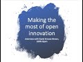 Making the most of open innovation