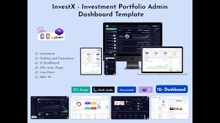 Investment Software Template with Real-Time Charts & Portfolio Analytics Tools