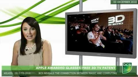 Apple awarded glasses-free 3D TV patent