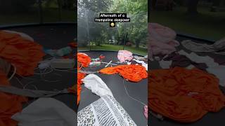 Trampoline sleepover😭 | #famousshorts #funny #fypシ゚viral #relatable #influencer #sleepovers