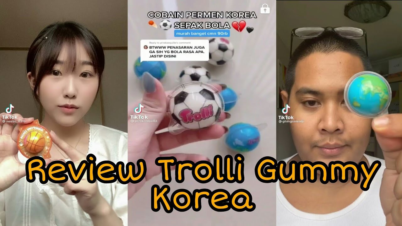 REVIEW PERMEN TROLLI (PERMEN VIRAL KOREA) DI TIKTOK