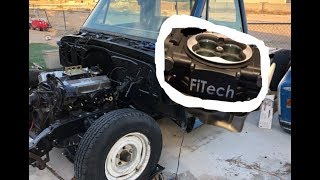 UNBOXING FITECH AND INSTALLATION | EFI CONVERSION ON 1972 C10 SBC