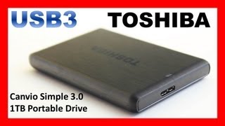 Toshiba Canvio Simple 3.0 1TB USB3 Portable Hard Drive Review