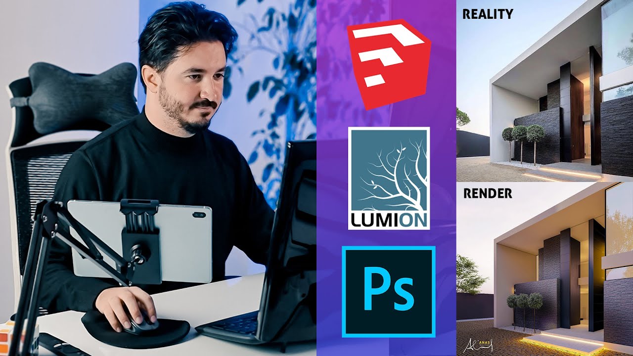 ReCreate Realistic House Photo Using Sketchup, Lumion and Photoshop