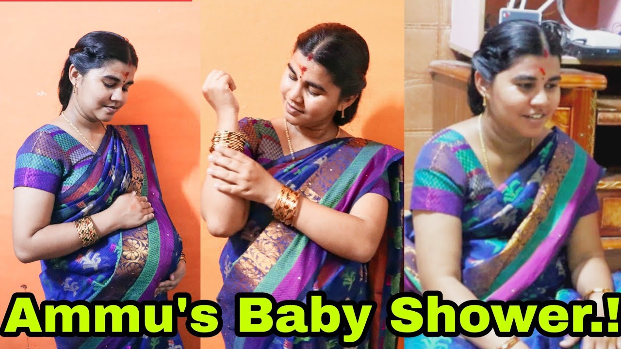 Ammu Baby Shower 😍I 8th month Pregnancy Update I Mr.Platform-Vlogs ...