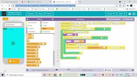 Study and play app on Code.org App lab
