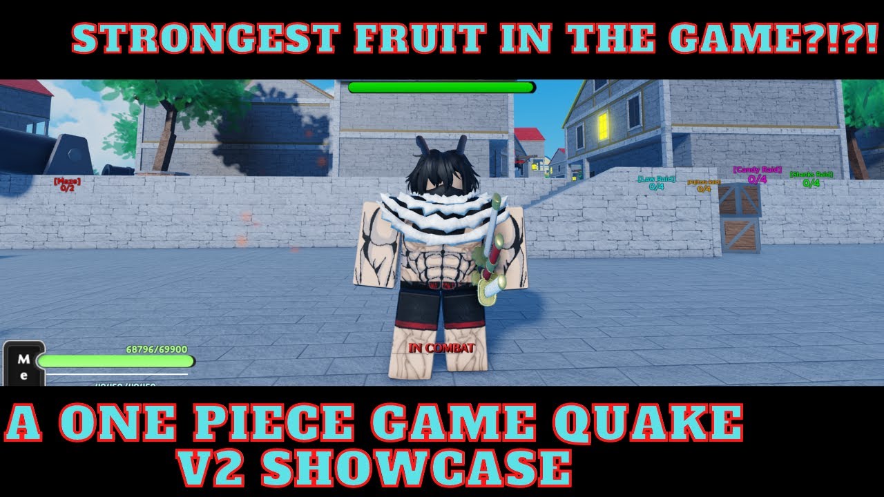 Quake V2 Fruit Full Showcase - New Best Fruit! in A One Piece Game