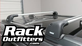 Jeep Grand Cherokee with Thule AeroBlade Edge Roof Rack from Rack Outfitters Jeep Grand Cherokee Walk Around Roof Rack Configurations