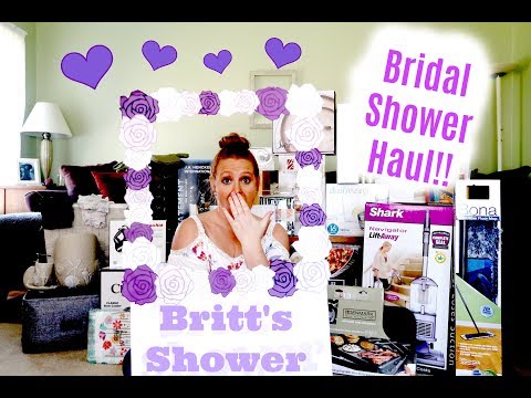 BRIDAL SHOWER GIFTS HAUL!!!