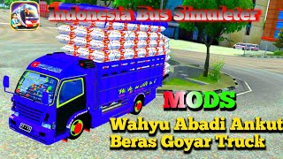 Wahyu Abadi Ankut Beras Goyar Truck // Mini Truck Mods || Bussid Mods 🚛Indonesia Bus Simuleter screenshot 2