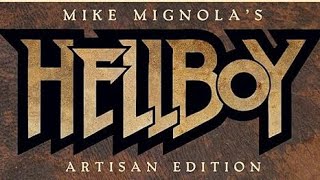 HellBoy artisan edition! Me and Bobbi look at Mike Mignolas master art in black and white