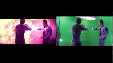 After Death before and after VFX