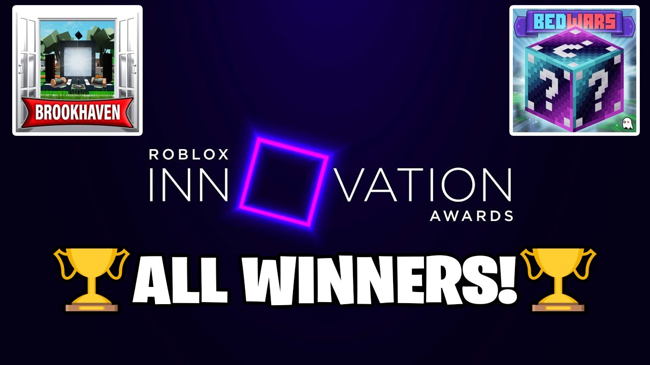 Roblox Innovation Award 2022 All Winners.... RDC22 YouTube