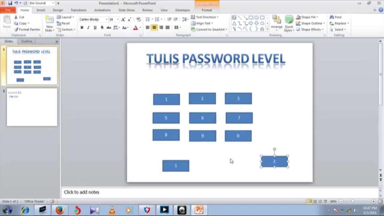 Cara Membuat Password Game Di PowerPoint 