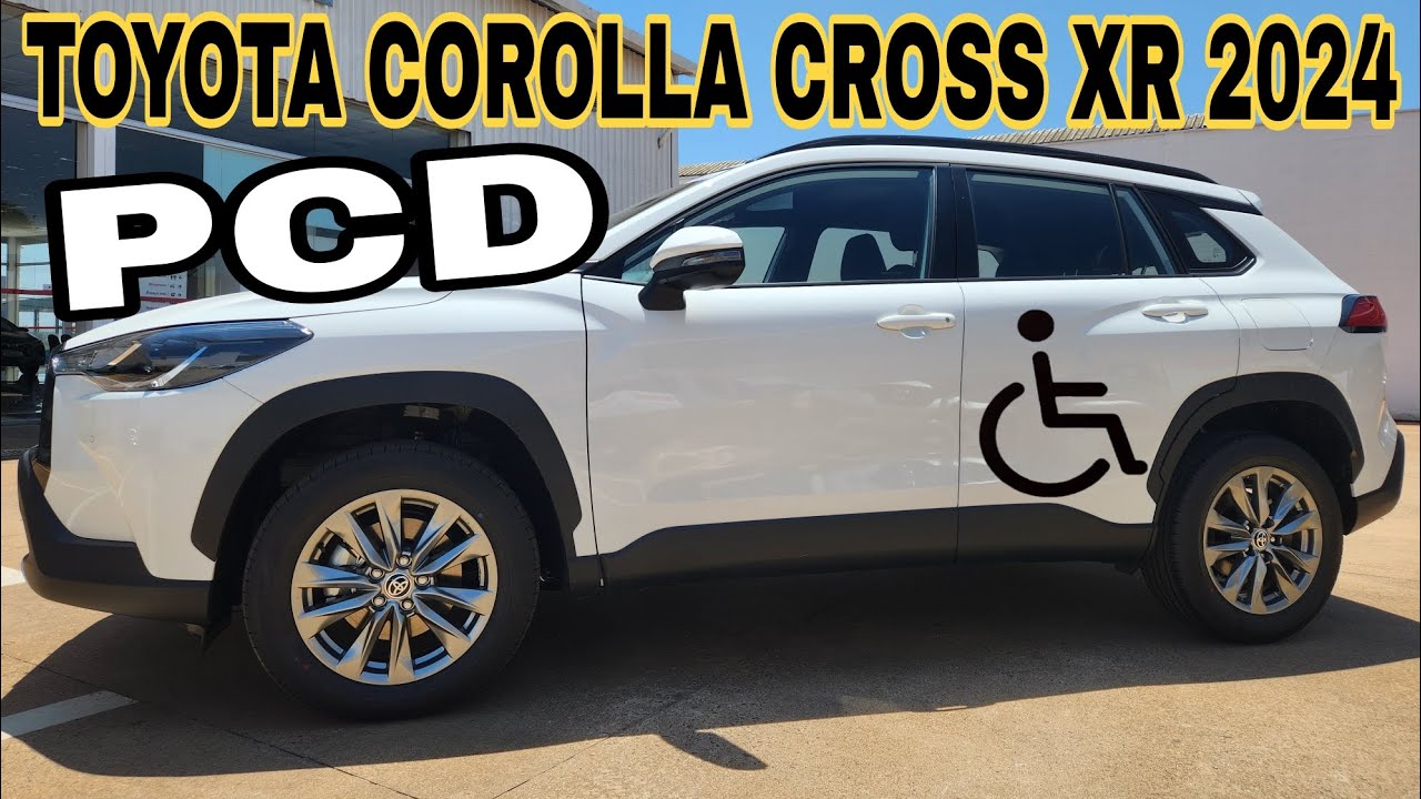 NOVO TOYOTA COROLLA CROSS XR 2024 VERSÃO DE ENTRADA PARA PCD - YouTube