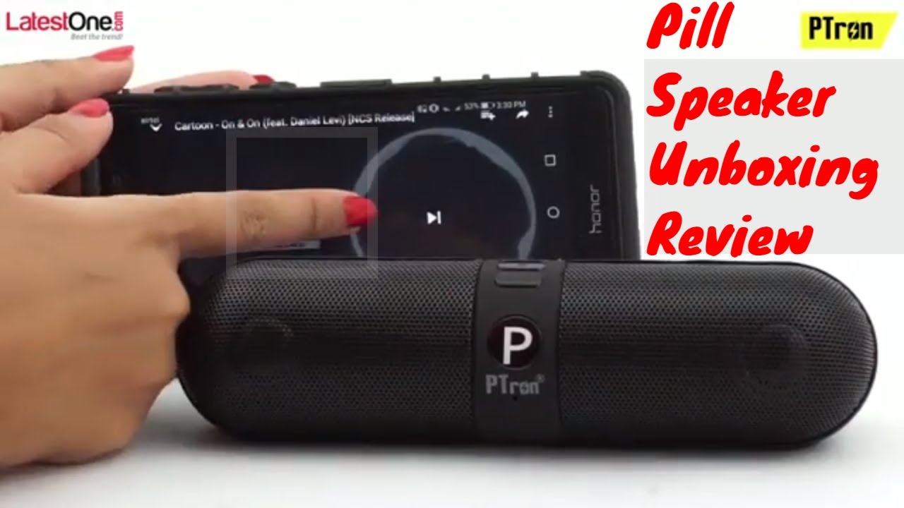 ptron streak bluetooth speaker