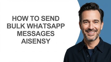 How to Send Bulk Whatsapp Messages Aisensy - KevinHowTo