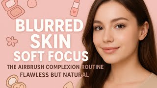 Blurred Skin-Soft-Focus ✨ The Airbrushed Complexion Routine | Flawless But Natural
