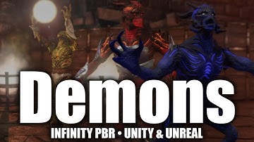Demons Character Pack for Unity & Unreal | Infinity PBR