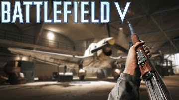 Battlefield 5 Conquest Gameplay - Aerodrome | Selbstlader M1916...