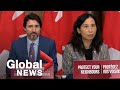 Coronavirus: PM Justin Trudeau, health officials provide COVID-19 update | LIVE