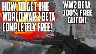 *Legit* How to Get the Private World War 2 Beta Completely Free!! No Code Generator needed! (PS4)