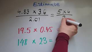 Estimating. GCSE Maths
