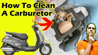 How To Clean A Suzuki Access Carburetor