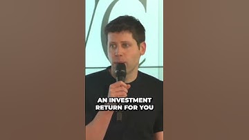 Sam Altman on Harnessing AI: Generating Investment Returns with ChatGPT #shorts s