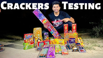 Testing Different Types of Crackers in 2022 | Fireworks Testing 2022 | Thakur Saurav Vlog